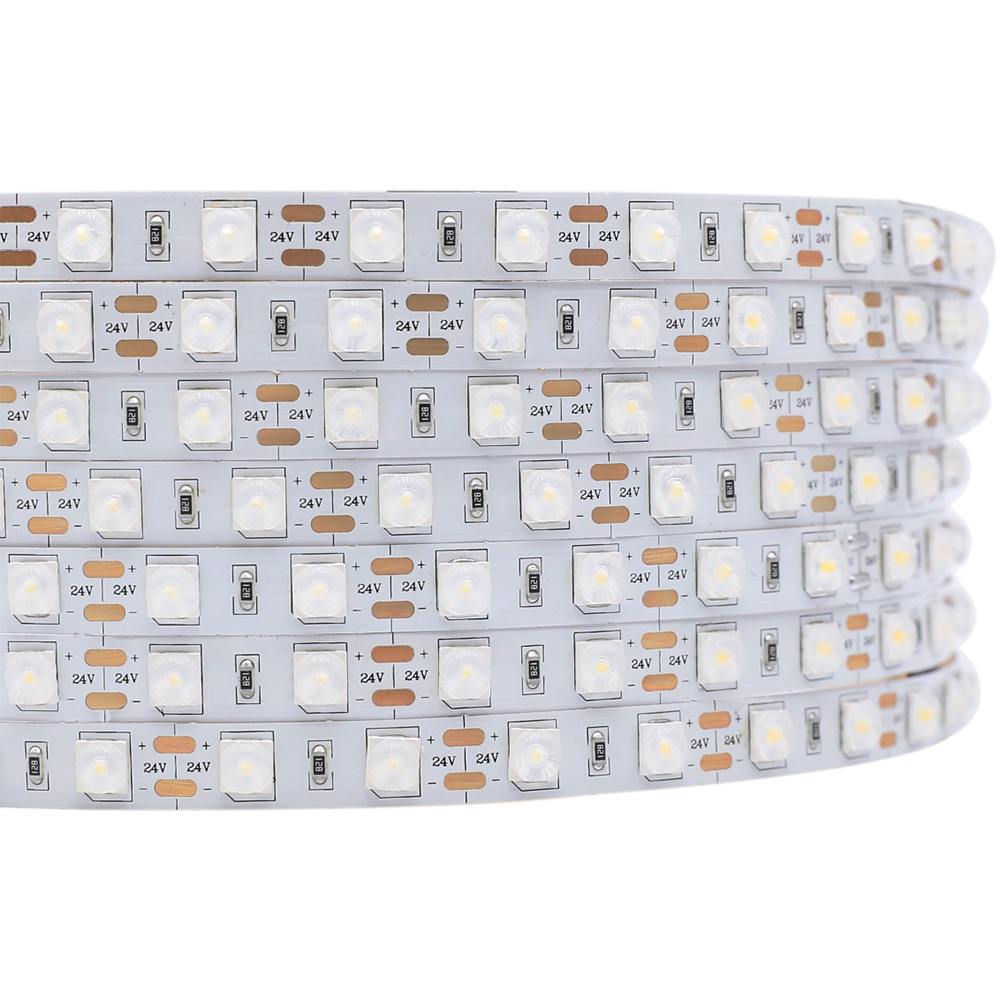 Diffuse Reflection 6060 SMD Brightest Single Color LED Strips With 180 Degree Lens